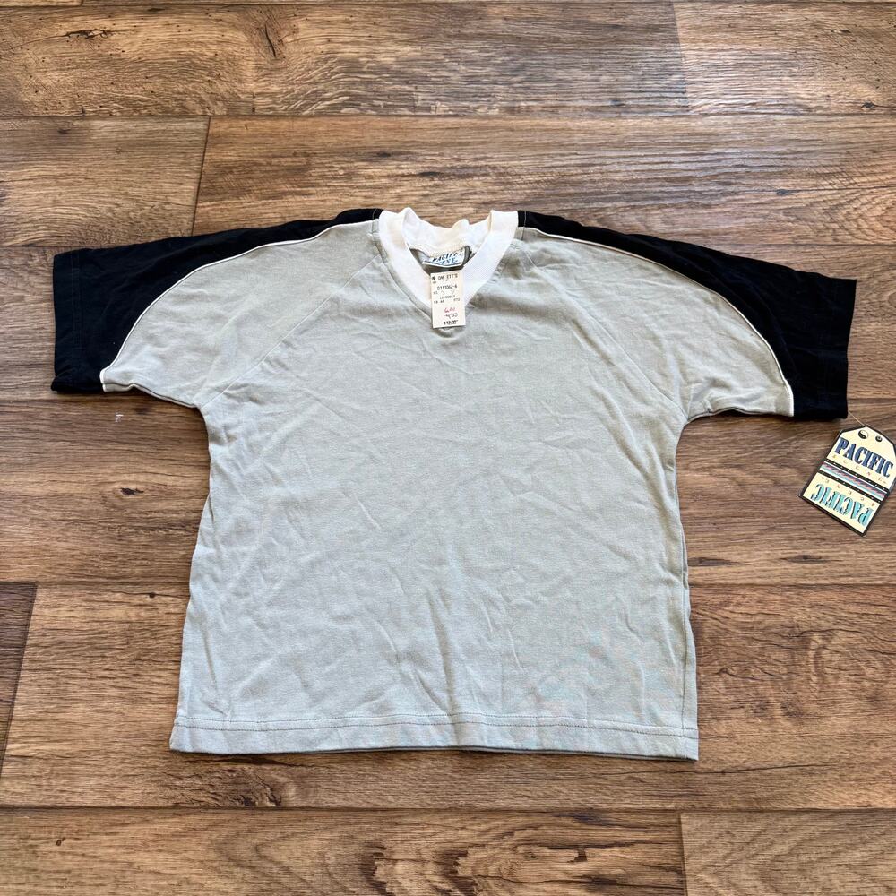 Vintage 90s Deadstock Pacific Scene Oversized Colorblocked Shirt